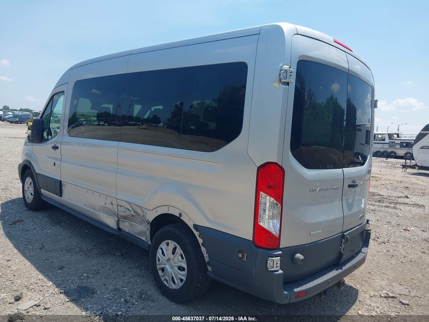 Vin: 1fbzx2cg0fka95345, lot: 46135538, ford transit-350 xlt 20153