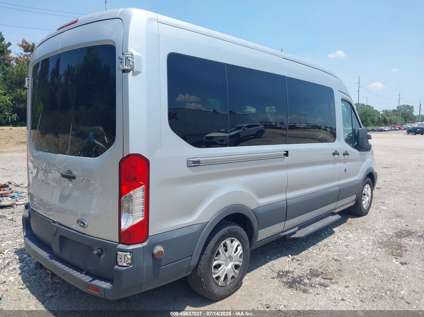 Vin: 1fbzx2cg0fka95345, lot: 46135538, ford transit-350 xlt 20154