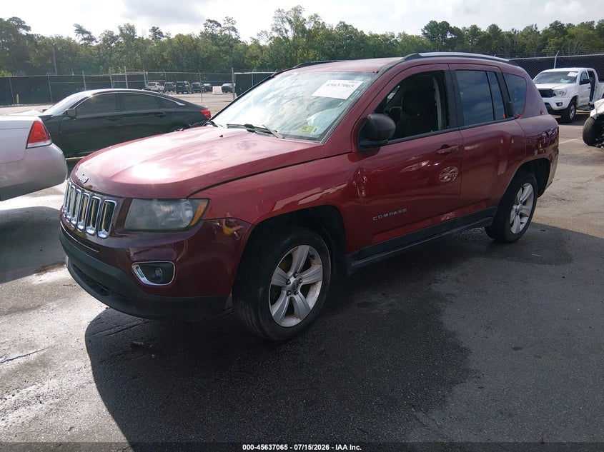 Vin: 1c4njdbb4ed698248, lot: 46135566, jeep compass sport 20142