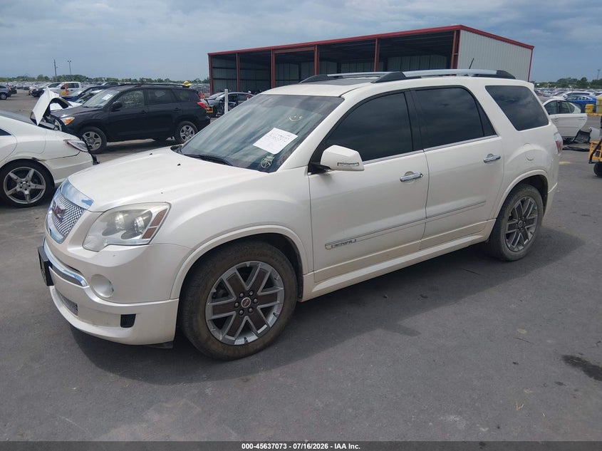 Vin: 1gkkvted6cj394615, lot: 46135574, gmc acadia denali 20122