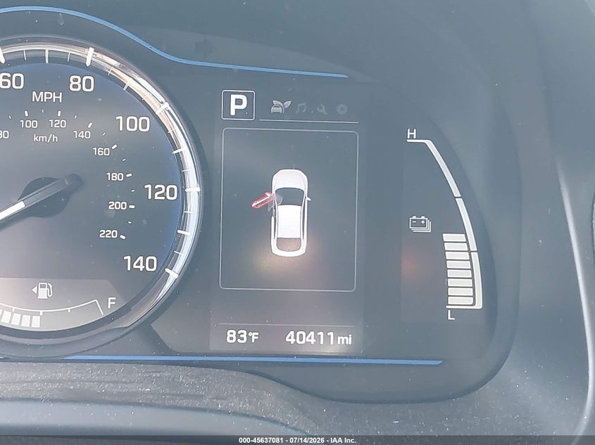 2018 HYUNDAI IONIQ HYBRID BLUE — Photo 15