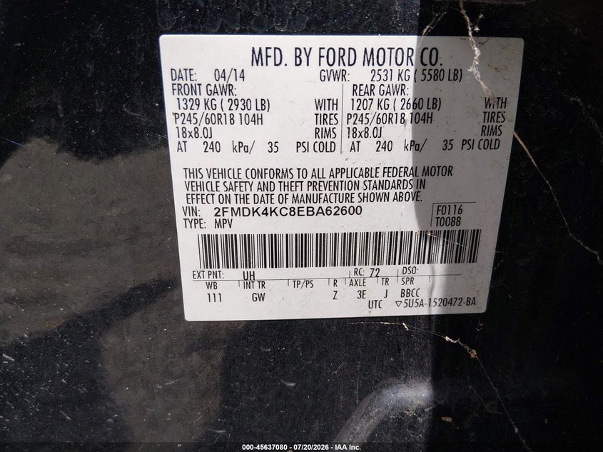 2014 FORD EDGE LIMITED · Photo 9
