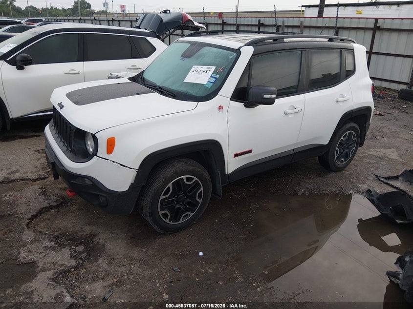 2017 Jeep Renegade, Right Front, IAAI, VIN ZACCJBCB7HPE54402 — photo 2