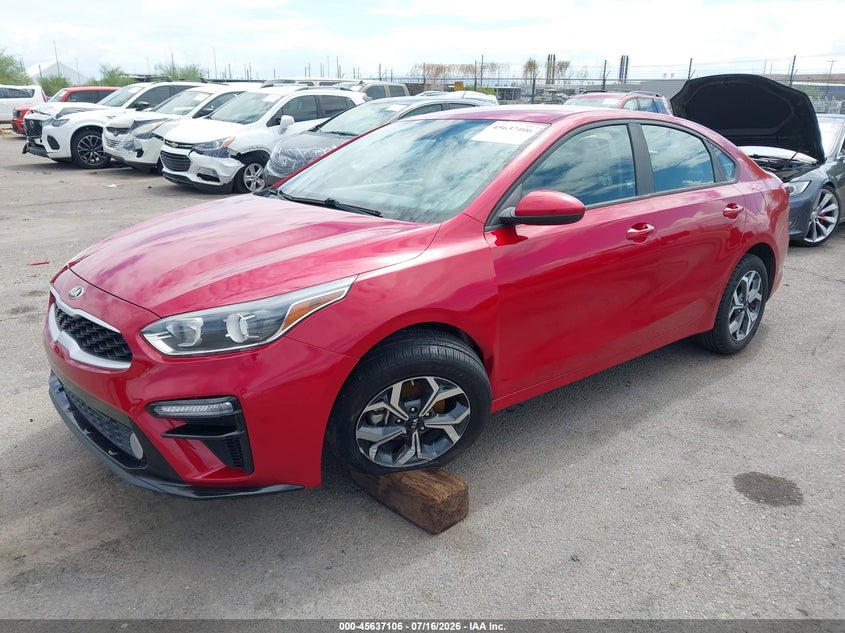 2021 KIA FORTE auction photo 2