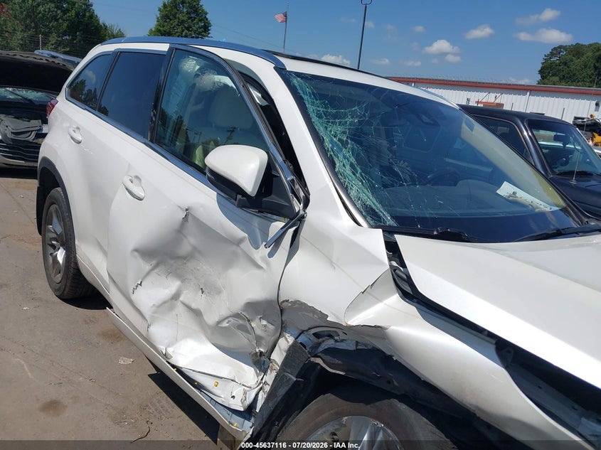TOYOTA HIGHLANDER 2017 VIN 5TDDZRFH0HS417393
