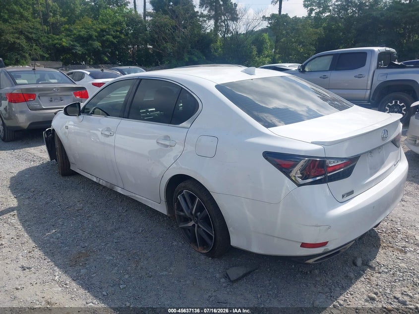 Vin: jthbz1bl7ga003671, lot: 46135637, lexus gs 350 f sport 20163