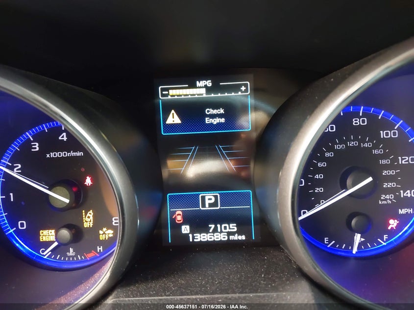 2018 SUBARU OUTBACK auction photo 7