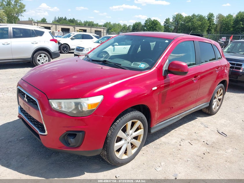 Vin: 4a4ap3au9de013284, lot: 46135655, mitsubishi outlander sport es 20132