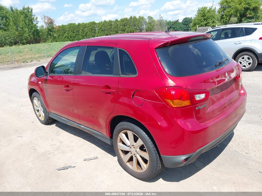 Vin: 4a4ap3au9de013284, lot: 46135655, mitsubishi outlander sport es 20133