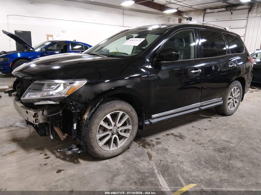 2014 Nissan Pathfinder, Front End, IAAI, VIN 5N1AR2MM8EC617201 — photo 2