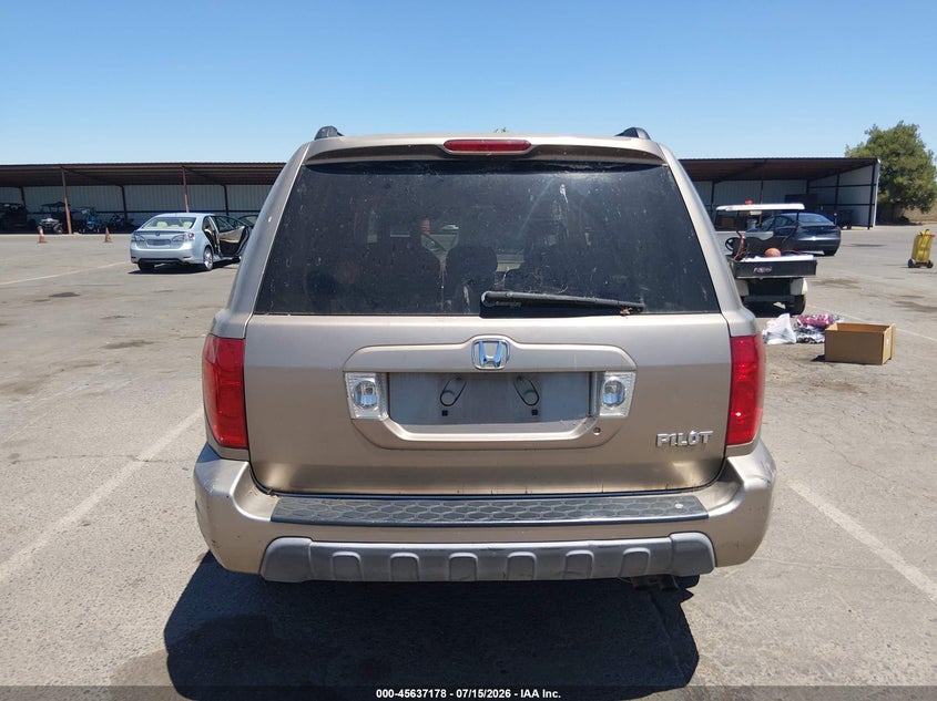 2004 Honda Pilot Ex-L VIN: 2HKYF18694H572922 Lot: 45637178
