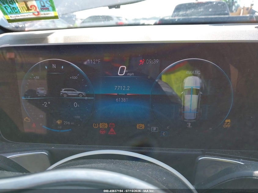 2020 Mercedes-Benz Glb 250 4Matic VIN: WDC4M4HB8LW007003 Lot: 45637194