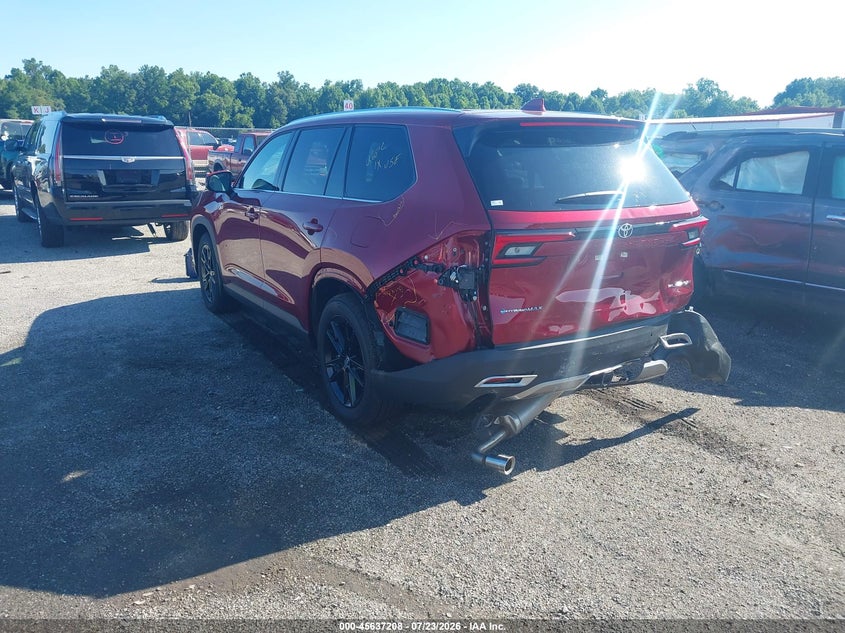 Vin: 5tdadab56ts029222, lot: 46135709, toyota grand highlander hybrid max platinum 20263