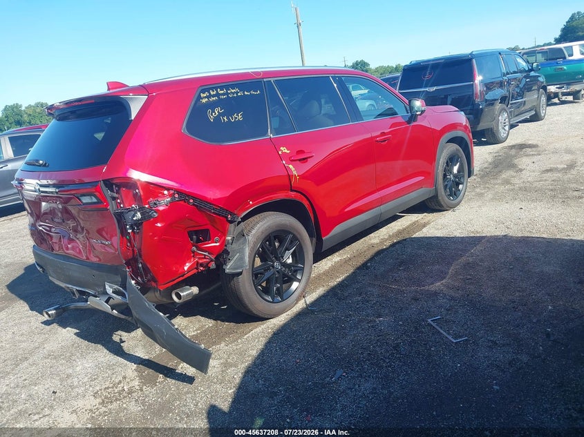 2026 TOYOTA GRAND HIGHLANDER HYBRID auction photo 4