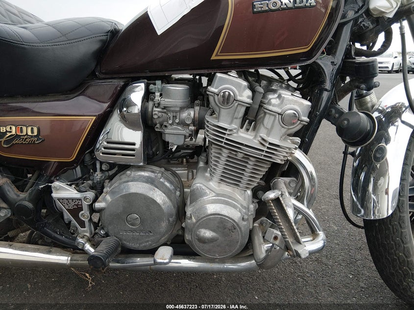 1981 Honda Cb900 C VIN: JH2SC0409BC103792 Lot: 45637223