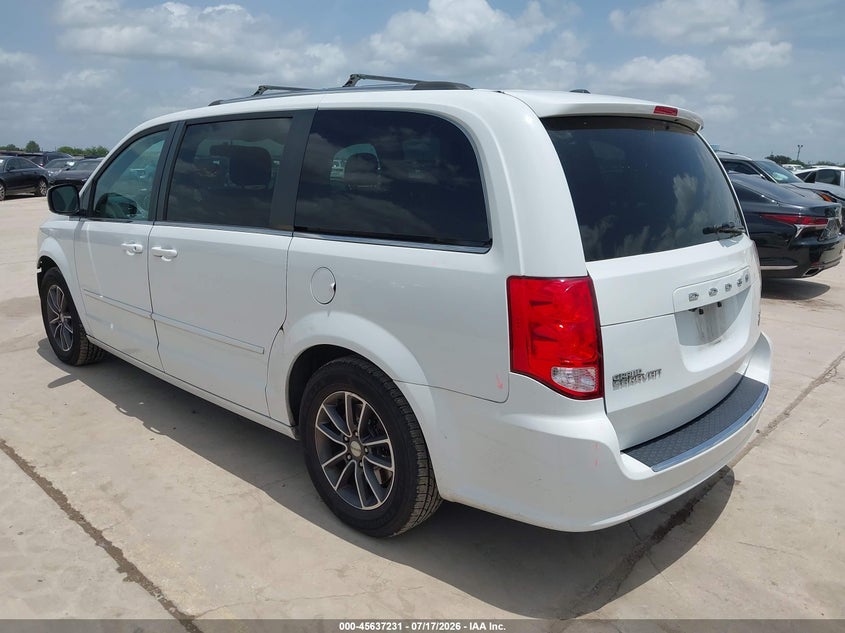 Vin: 2c4rdgcg0hr807651, lot: 46135732, dodge grand caravan sxt 20173