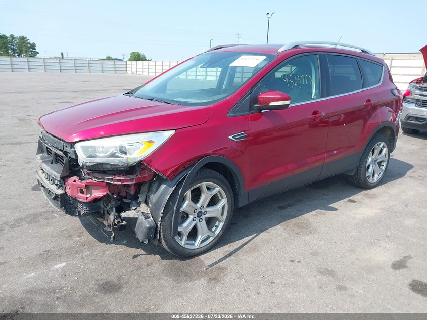 Vin: 1fmcu9j9xhue73200, lot: 46135737, ford escape titanium 20172