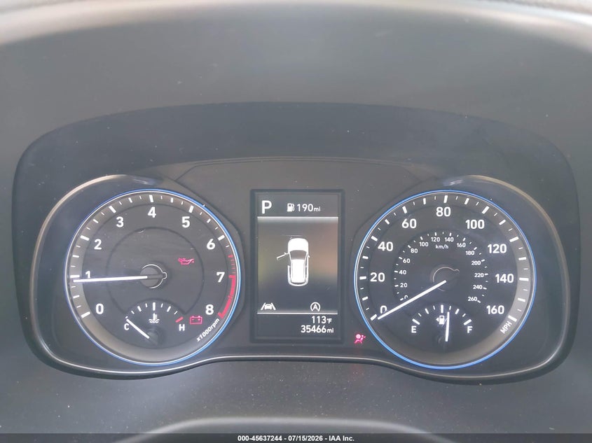 2022 Hyundai Kona Sel VIN: KM8K62ABXNU911984 Lot: 45637244
