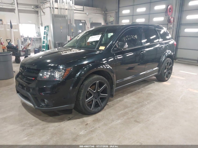 2014 Dodge Journey, Удар сзади, IAAI, VIN 3C4PDDEG3ET152168 — фото 2