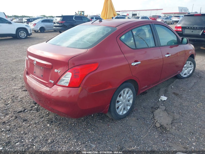 Vin: 3n1cn7ap5cl901748, lot: 46135759, nissan versa 1.6 sv 20124