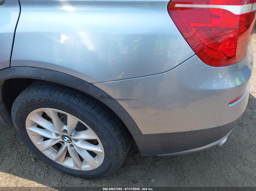 2013 BMW X3 xDrive28I VIN: 5UXWX9C52D0A23210 Lot: 45637285