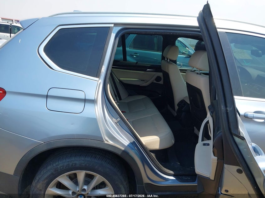 2013 BMW X3 xDrive28I VIN: 5UXWX9C52D0A23210 Lot: 45637285