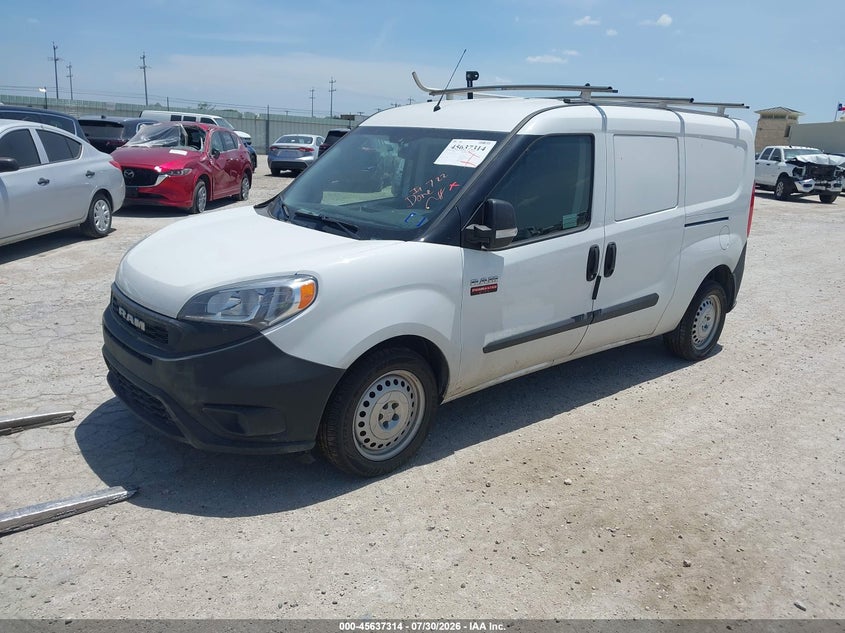 Vin: zfbhrfab5m6v35228, lot: 46135815, ram promaster city tradesman 20212