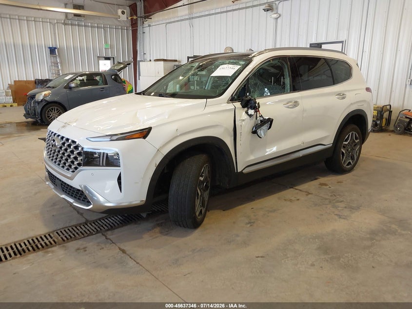 2022 HYUNDAI SANTA FE HYBRID auction photo 2