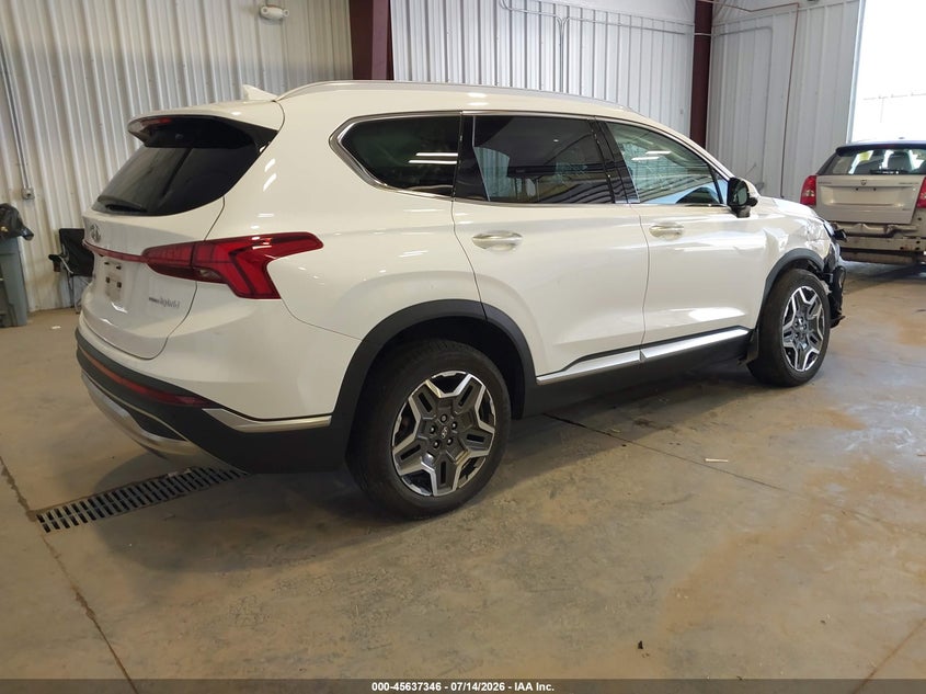 2022 HYUNDAI SANTA FE HYBRID auction photo 4