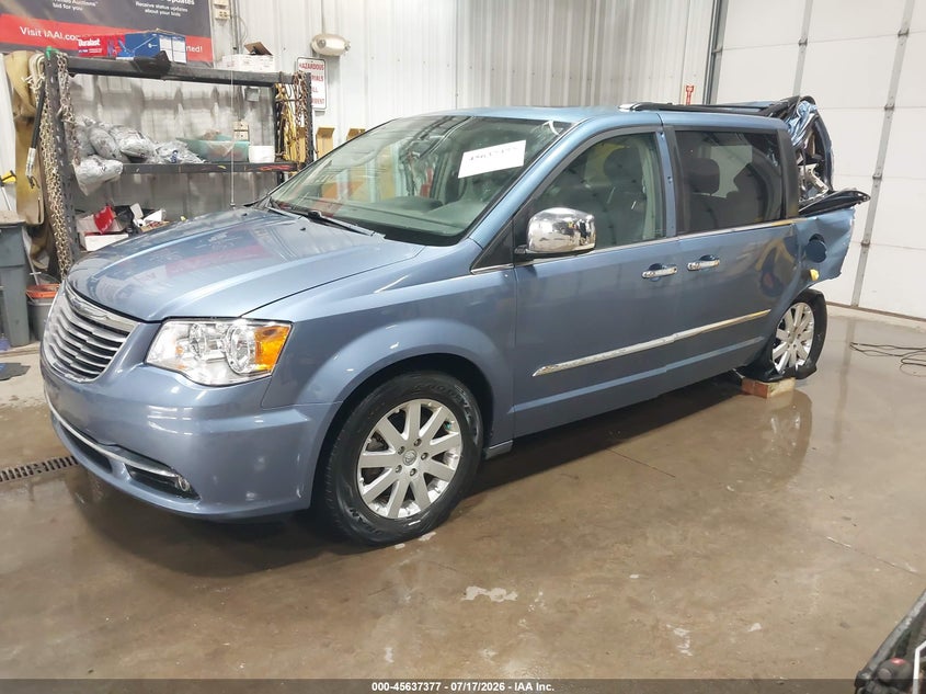 Vin: 2c4rc1cg8cr106140, lot: 46135878, chrysler town & country touring-l 20122