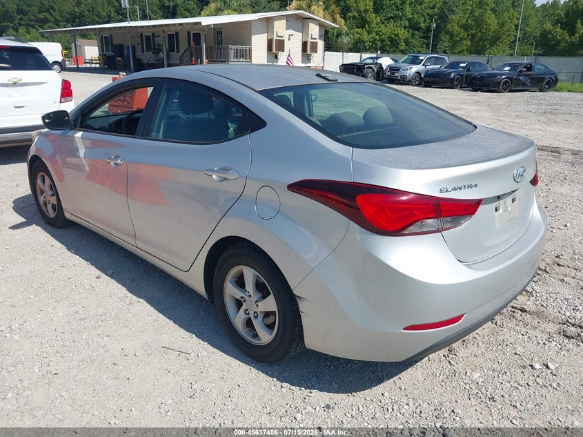 2015 HYUNDAI ELANTRA auction photo 3