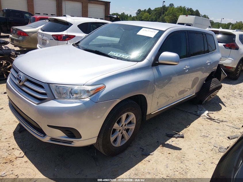 Vin: 5tdza3eh3cs026291, lot: 46135920, toyota highlander 20122