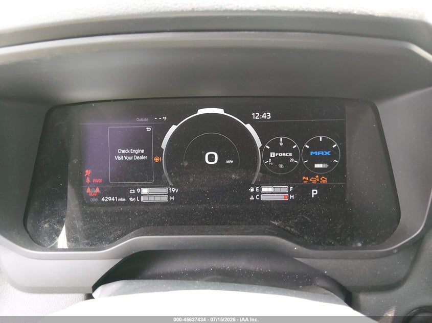 2025 TOYOTA TUNDRA HYBRID auction photo 7