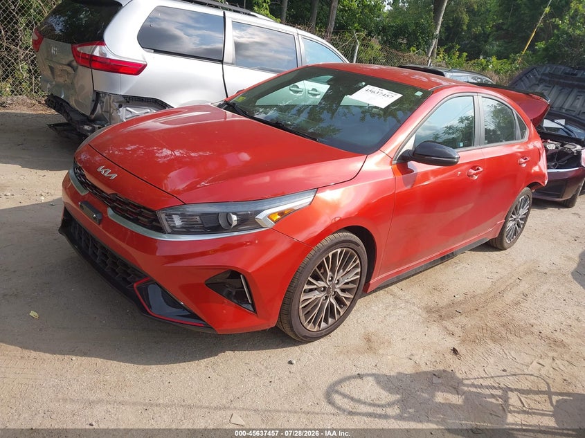 Vin: 3kpf54ad4pe543728, lot: 46135958, kia forte gt-line 20232
