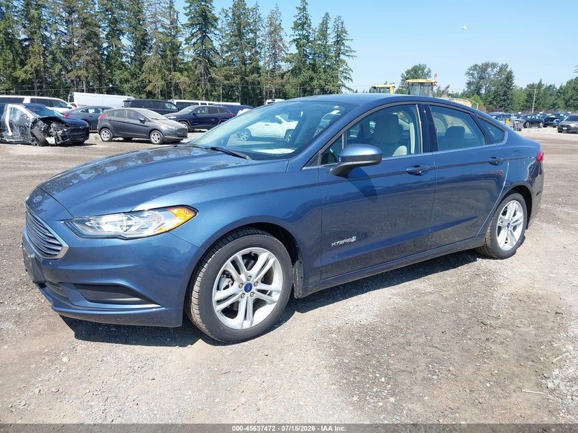 2018 FORD FUSION HYBRID auction photo 2