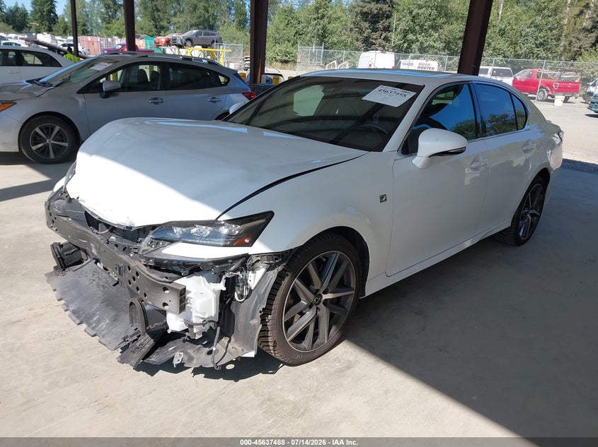 Vin: jthcz1bl1ha005731, lot: 46135989, lexus gs 350 f sport 20172