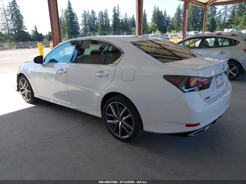 Vin: jthcz1bl1ha005731, lot: 46135989, lexus gs 350 f sport 20173