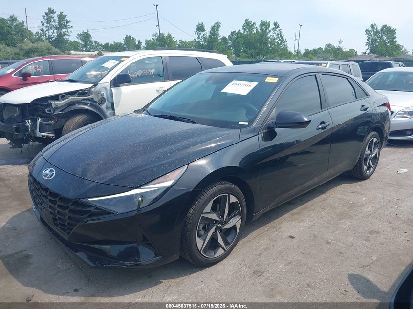 2023 Hyundai Elantra Sel, Hail, IAAI, VIN KMHLS4AG1PU559887 — photo 2