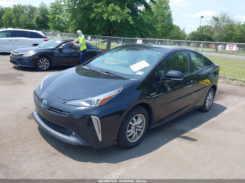 Vin: jtdl9rfu1k3005100, lot: 46136030, toyota prius xle 20192
