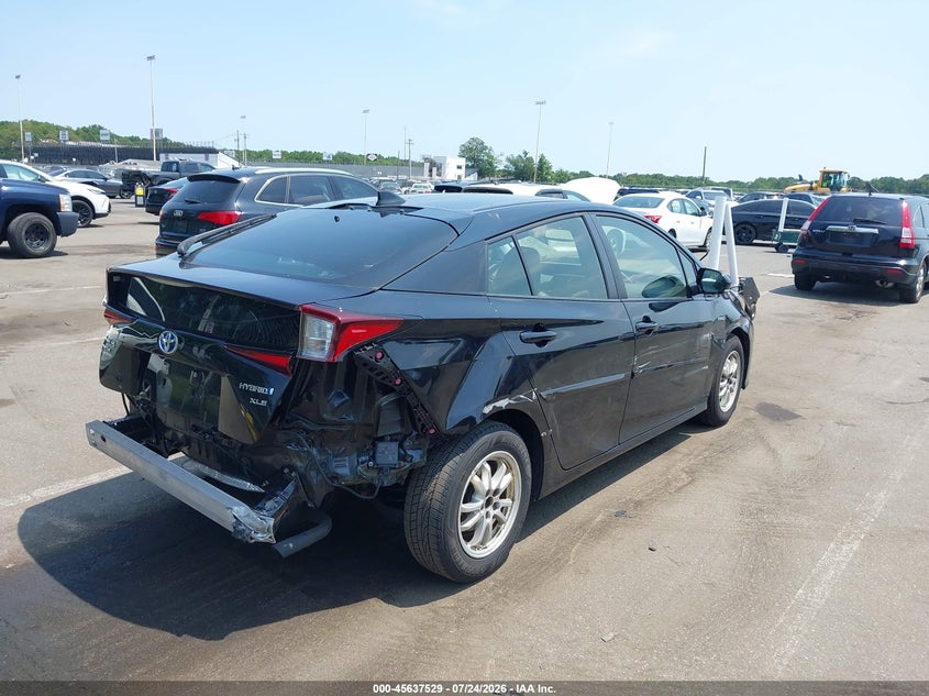 Vin: jtdl9rfu1k3005100, lot: 46136030, toyota prius xle 20194