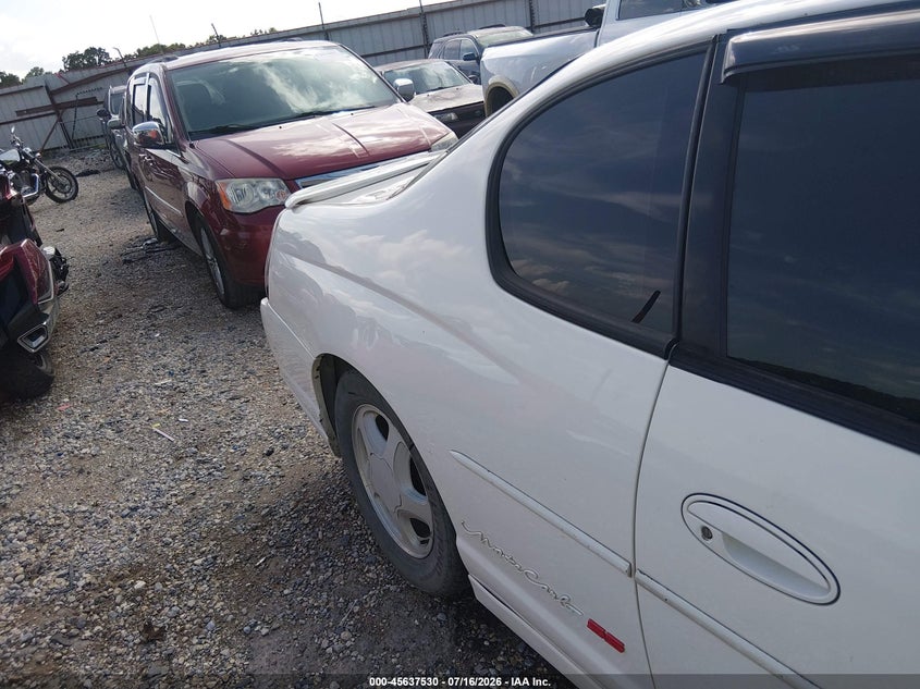 2001 Chevrolet Monte Carlo Ss VIN: 2G1WX15K619128300 Lot: 45637530