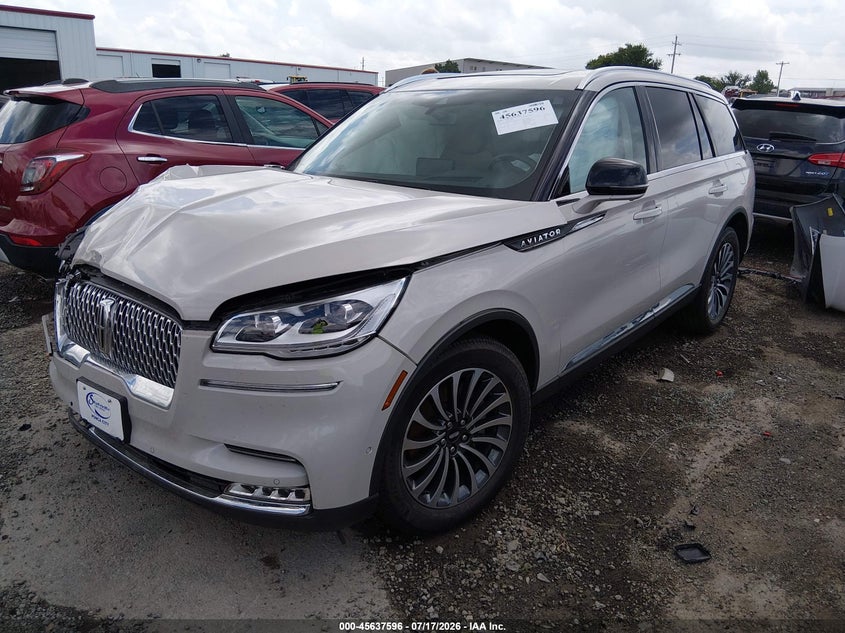 Vin: 5lm5j7xc5pgl02566, lot: 46136097, lincoln aviator reserve 20232