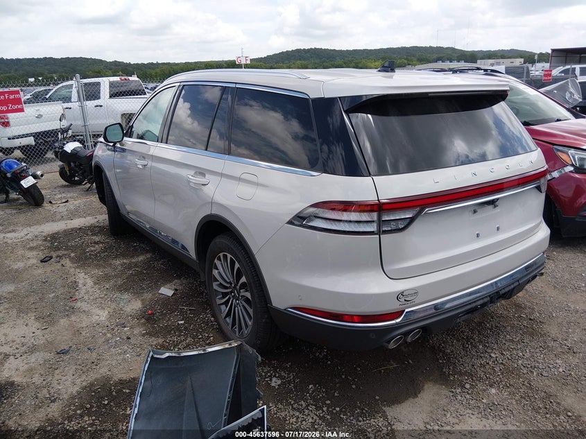 Vin: 5lm5j7xc5pgl02566, lot: 46136097, lincoln aviator reserve 20233