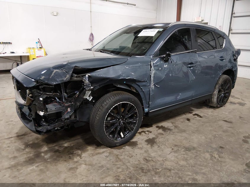 Vin: jm3kfbcy2m0374952, lot: 46136102, mazda cx-5 carbon edition turbo 20212