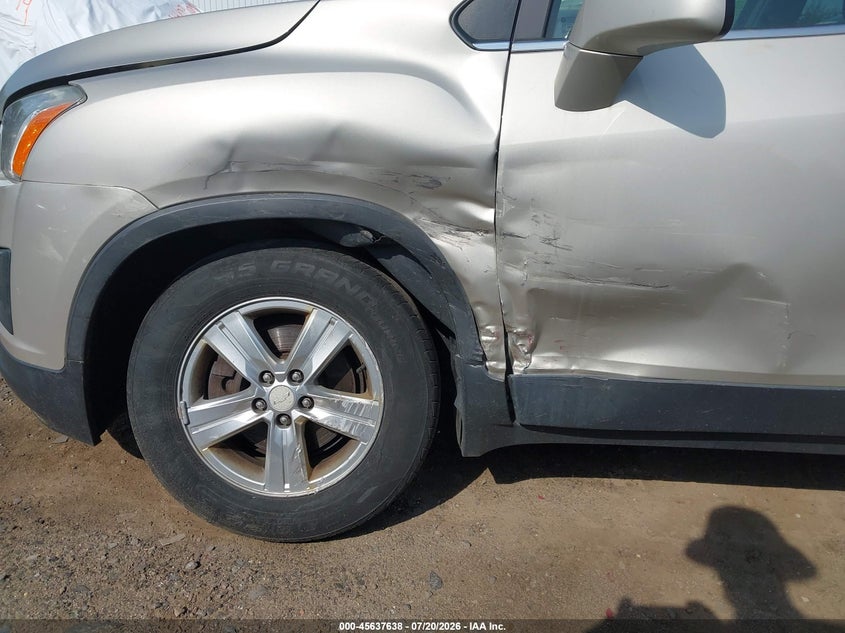 2016 Chevrolet Trax Lt VIN: 3GNCJPSB9GL267658 Lot: 45637638