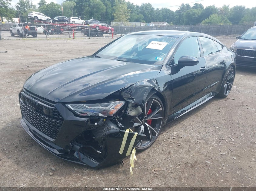 Vin: wuapcbf21nn901479, lot: 46136167, audi rs 7 sportback tfsi quattro tiptronic 20222
