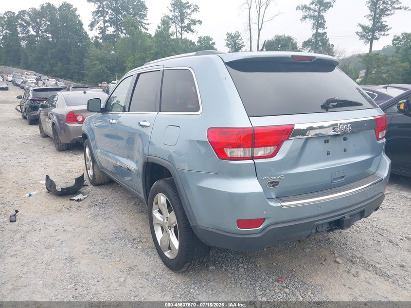 Vin: 1c4rjfcgxcc254317, lot: 46136171, jeep grand cherokee overland 20123