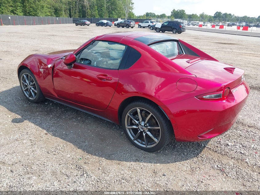 Vin: jm1ndam77k0303738, lot: 46136176, mazda mx-5 miata rf grand touring 20193