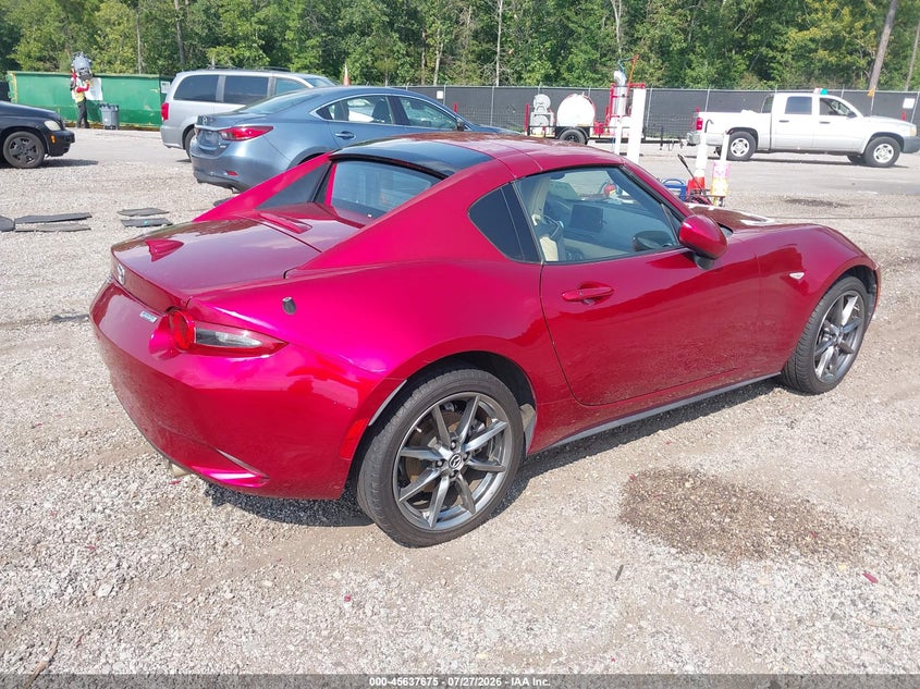 Vin: jm1ndam77k0303738, lot: 46136176, mazda mx-5 miata rf grand touring 20194