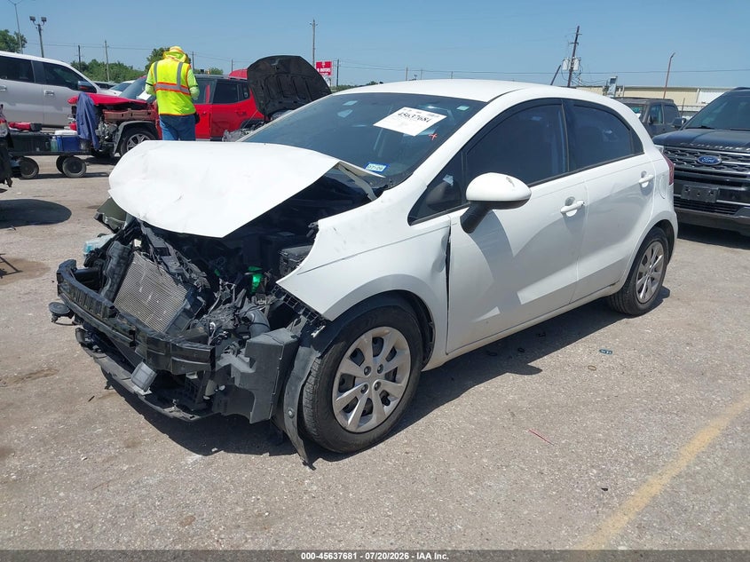 Vin: knadm5a34g6579302, lot: 46136182, kia rio lx 20162
